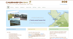 Desktop Screenshot of caernarfonbaycaravanpark.com